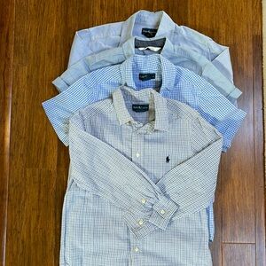 4 boys’ dress shirts